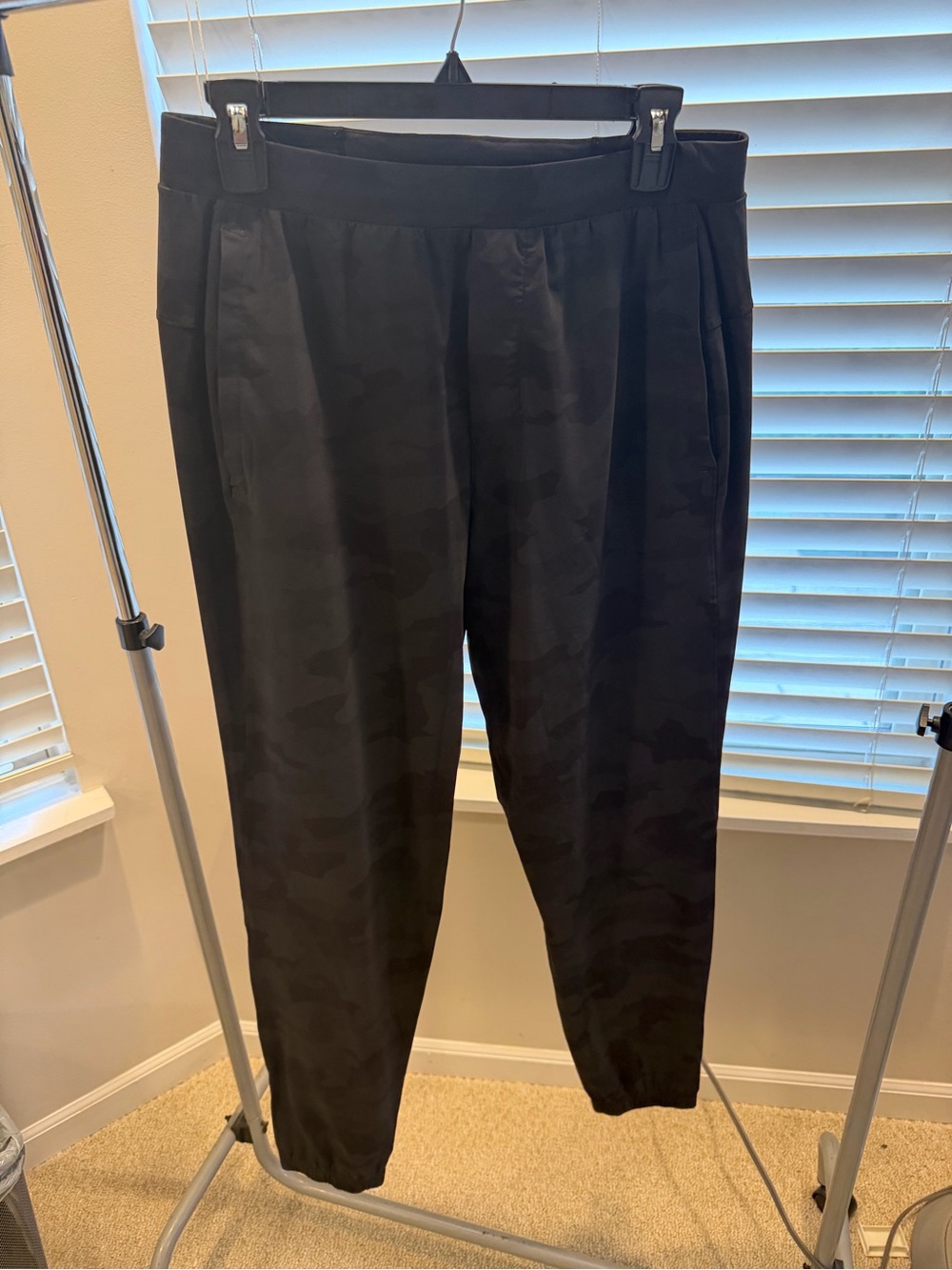 lululemon athletica Black Subtle Camo Jogger Pants